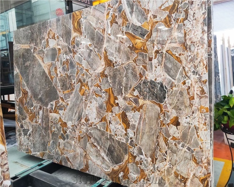 Golden Shadow Marble Slabs